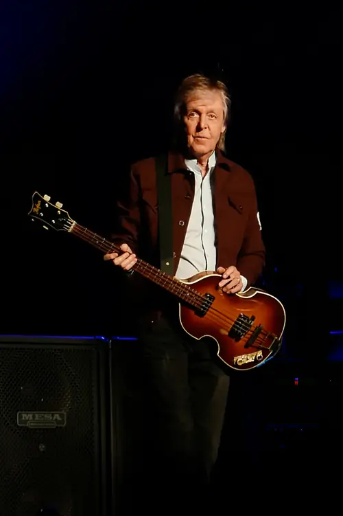Paul McCartney en concert en 2018.