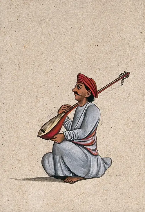Le sitar, qu’il avait rapporté en 1965 et qui l’a mené vers une autre vie que celle du groupe.